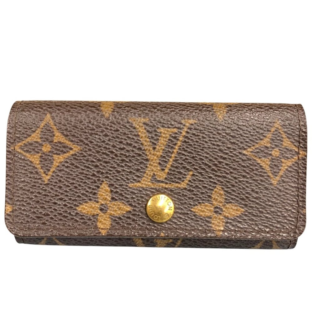 Authentic Louis Vuitton Multicles 4 Key Case Monogram Key Holder jp50-111425